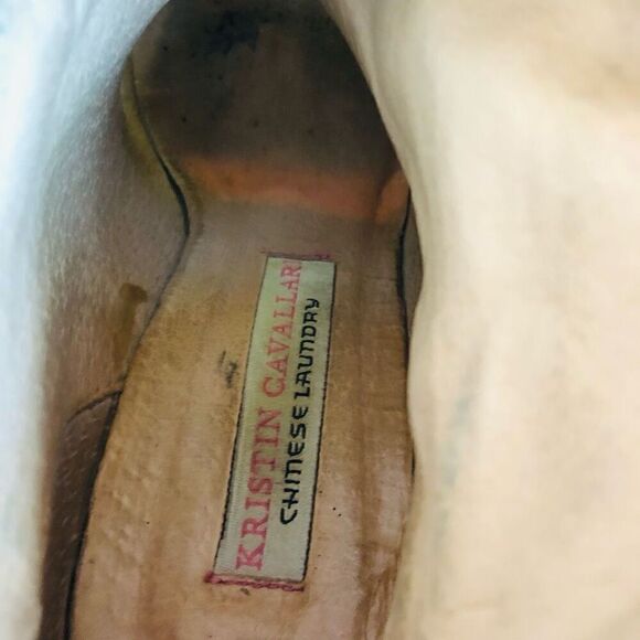 Chinese Laundry by Kristin Cavallari Black Suede Laurel Peep Toe Bootie - Picture 13 of 13